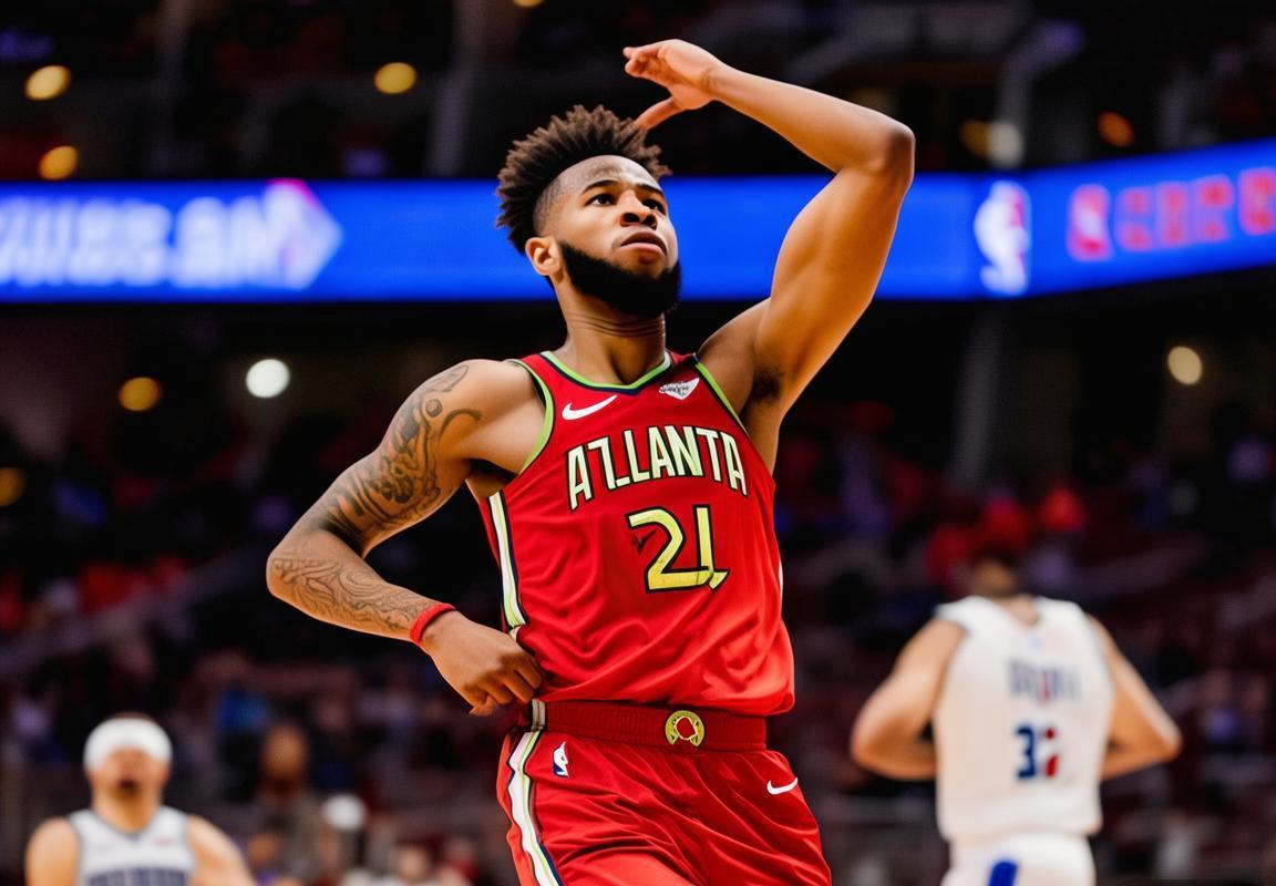 杰伦·约翰逊创NBA历史最年轻纪录！亚特兰大老鹰队全能前锋轰25分10篮板10助攻零失误